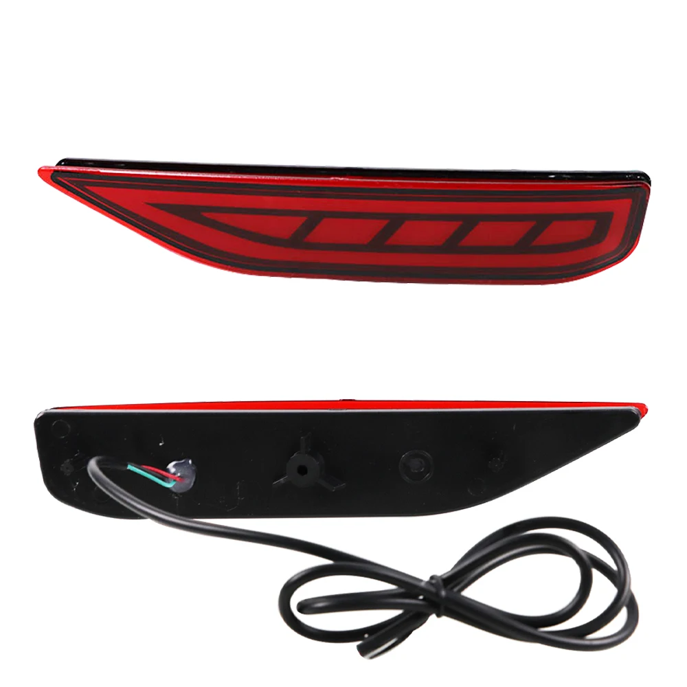 1 пара светодиодных автомобилей светодиодный задний противотуманный фонарь стоп