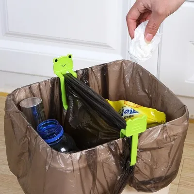 2 шт. пластиковые мешки для мусора Зажим Фиксирующий мешок Противоскользящий