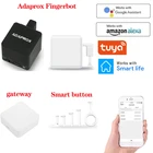 Adaprox Fingerbot самый маленький робот Smart LifeTuyaAdaprox управление через приложение умные механические ручки работает с Alexa Google Assistant