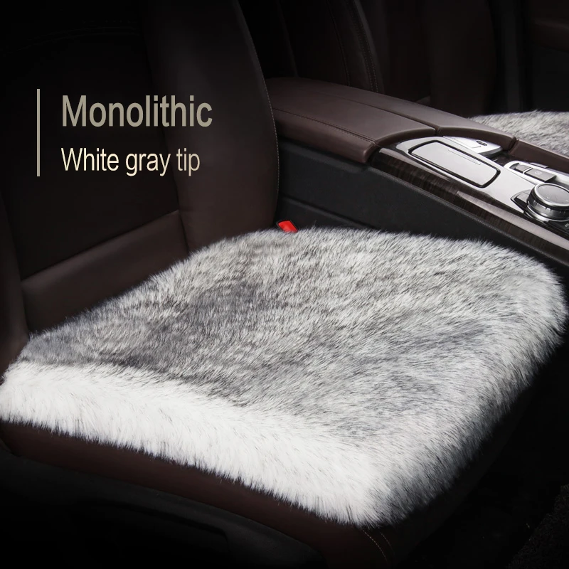 Чистая красная ins пассажирское автомобильное сиденье зимнее длинное плюшевое