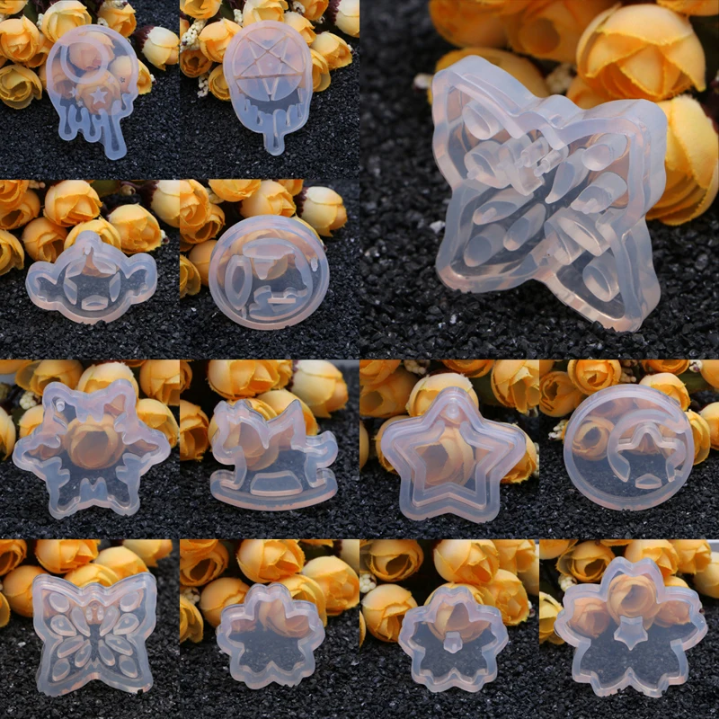 

Resin Silicone Pendant Mold Tear Star Ornaments Handmade Jewelry Making Mould