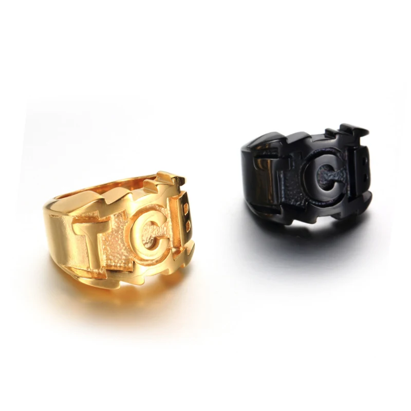 Новое кольцо из нержавеющей стали мужские ювелирные изделия оптовая продажа