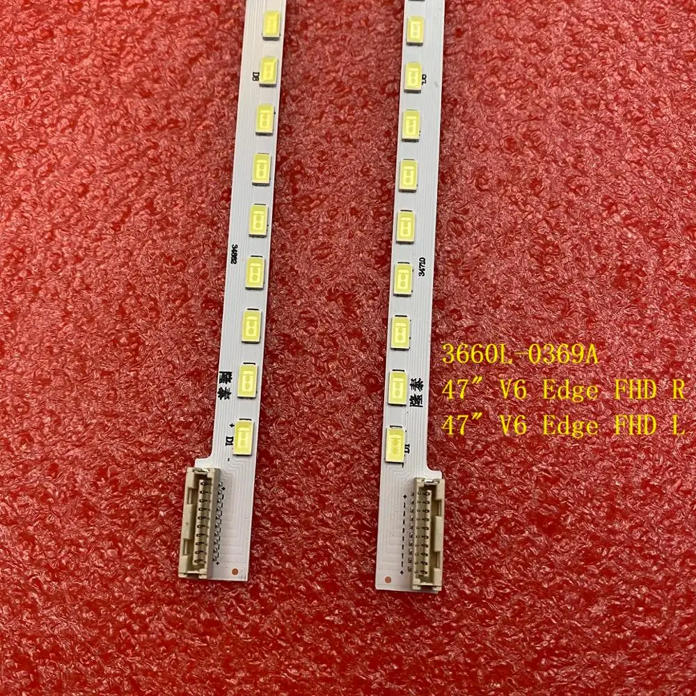 Светодиодная лента (2) для LG 47lw4500 3660L-0369A 47LW5300 47PFL7606H 47LW650T 47LW450U 47LV5500 LC470EUN SD F1 F2 F3 47 V6 Edge FHD R