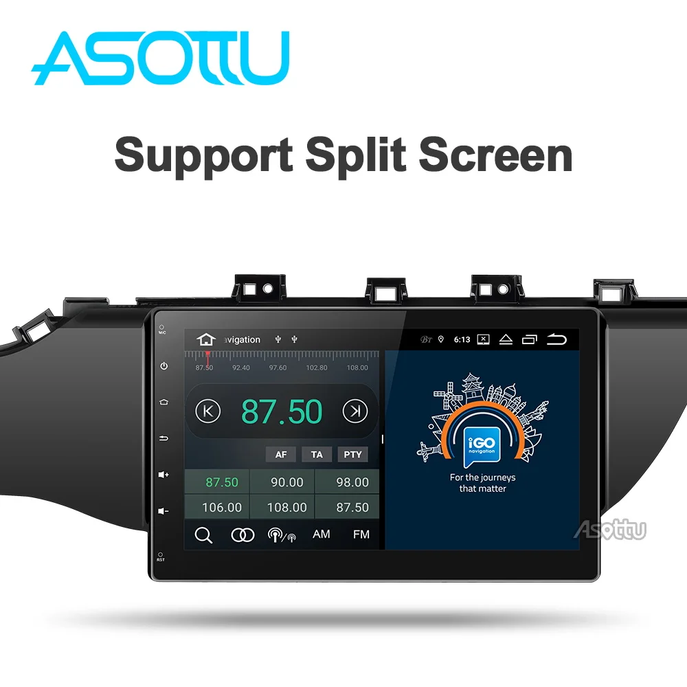 Автомагнитола Asottu KI303 2 Гб + 32 ГБ android 9 0 PX30 с dvd-плеером для Kia rio 4 2016 2017 2018 2019 - купить