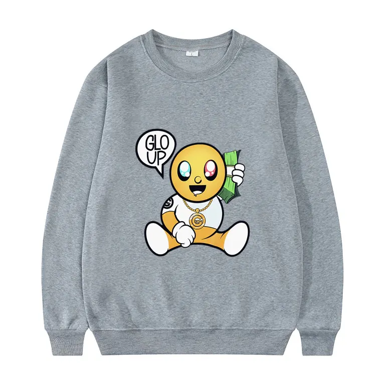 

New Classic Vintage Rapper Chief Keef Hip Hop Sweatshirt Glo Up Glogangworldwide Pullover Fashion Men Tops Women Sweatshirts
