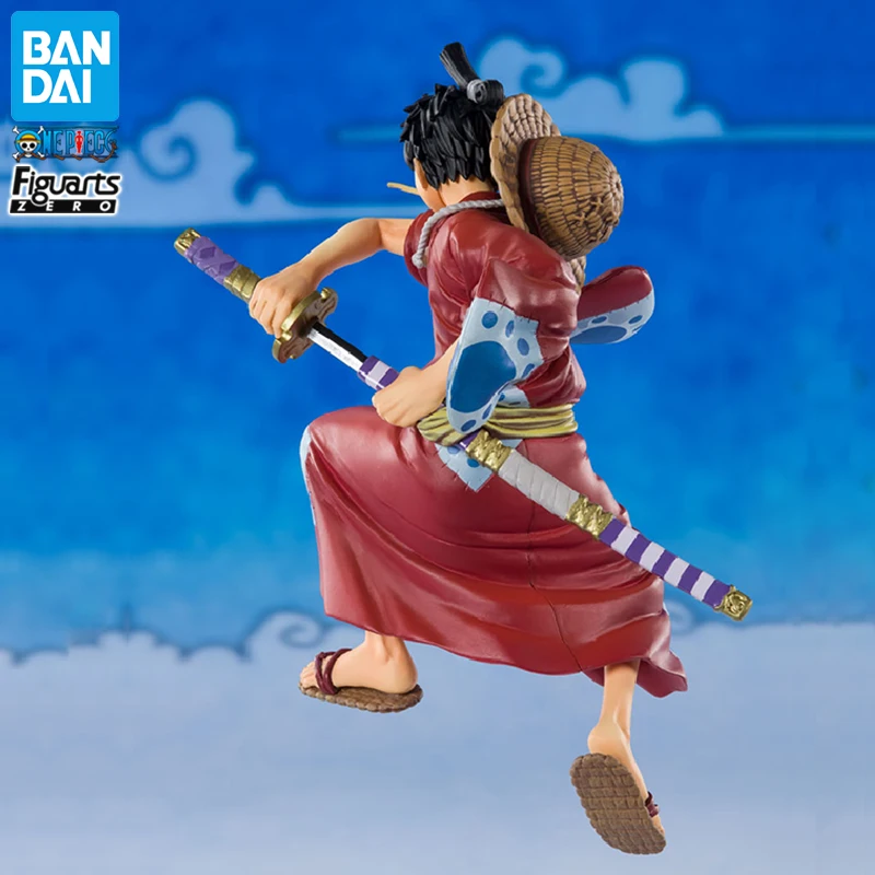 

Bandai In Stock One Piece Anime Figure Figuarts Zero Luffy 14Cm Pvc Wano Country Collection Model Toys Children's Toy Gifts
