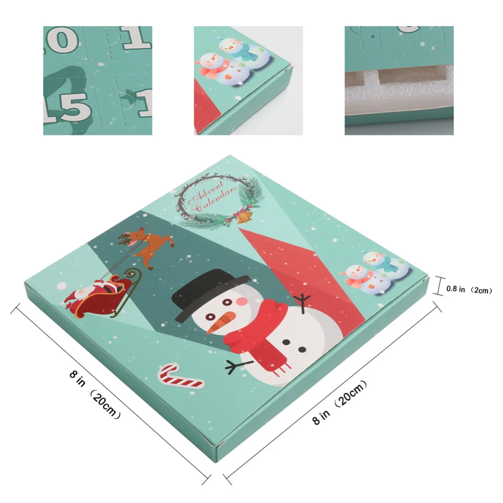 2020 Рождественский календарь детская Подарочная коробка с модным браслетом