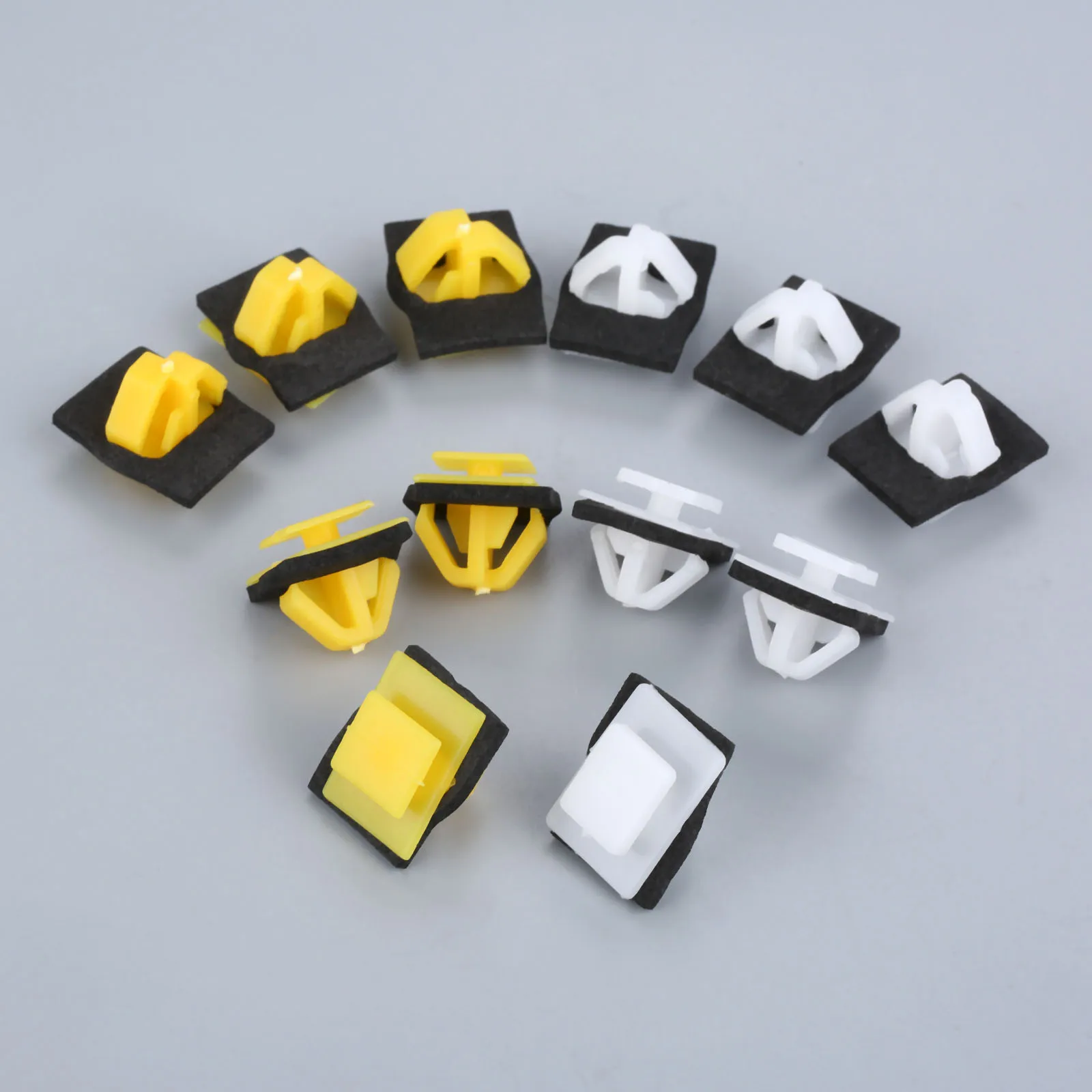 50x Автомобильный крепеж дверная защитная пластина колесная клипса для бровей