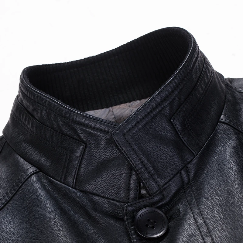 Мужская одежда из натуральной кожи 2020 Мужское пальто овчины Длинная кожаная