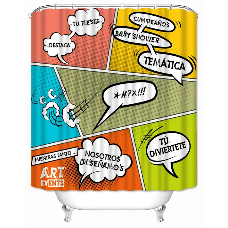 Водонепроницаемая занавеска для душа из полиэстера | Дом и сад