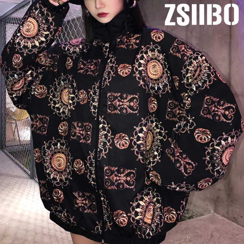 Зимняя женская куртка с вышивкой в стиле Харадзюку зимняя модный костюм богини