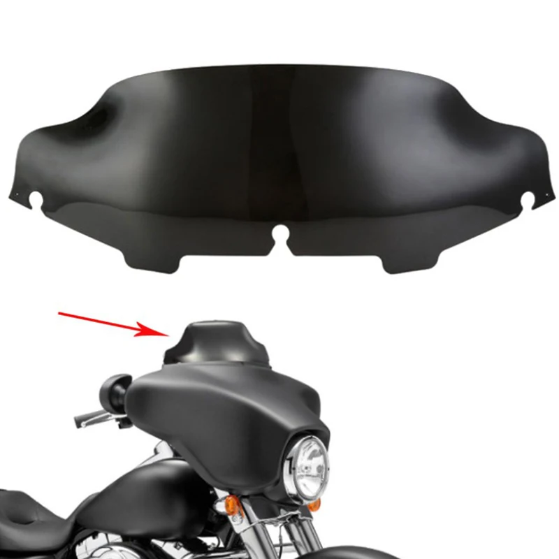 

6Inch Motorcycle Windshield Windscreen for 1996-2013 FLHT FLHTC FLHX Touring Wind Deflectors Accessories