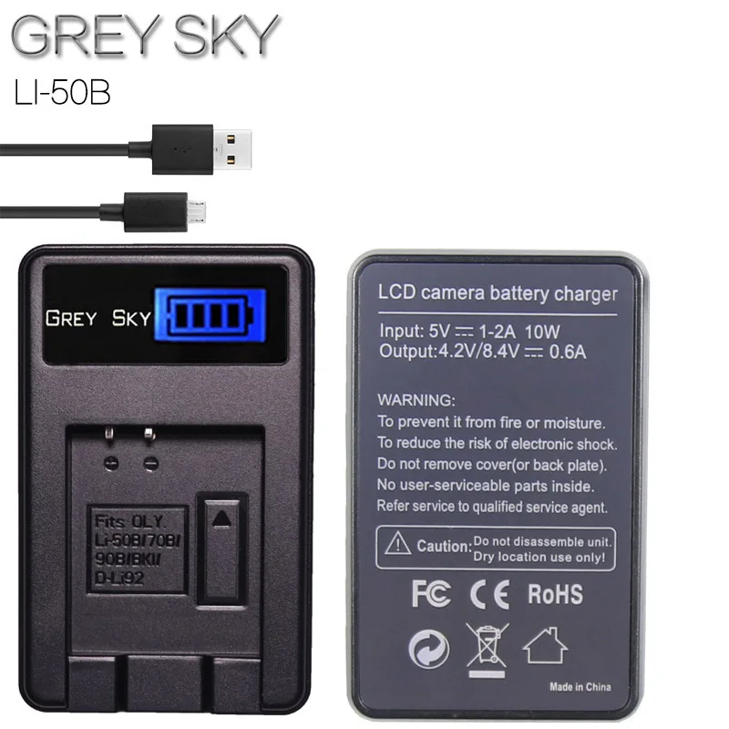 Li50b Li-50B LI50B li 50B батарея + USB зарядное устройство для OLYMPUS SP 810 800UZ u6010 u6020 u9010 SZ14 SZ16 D755
