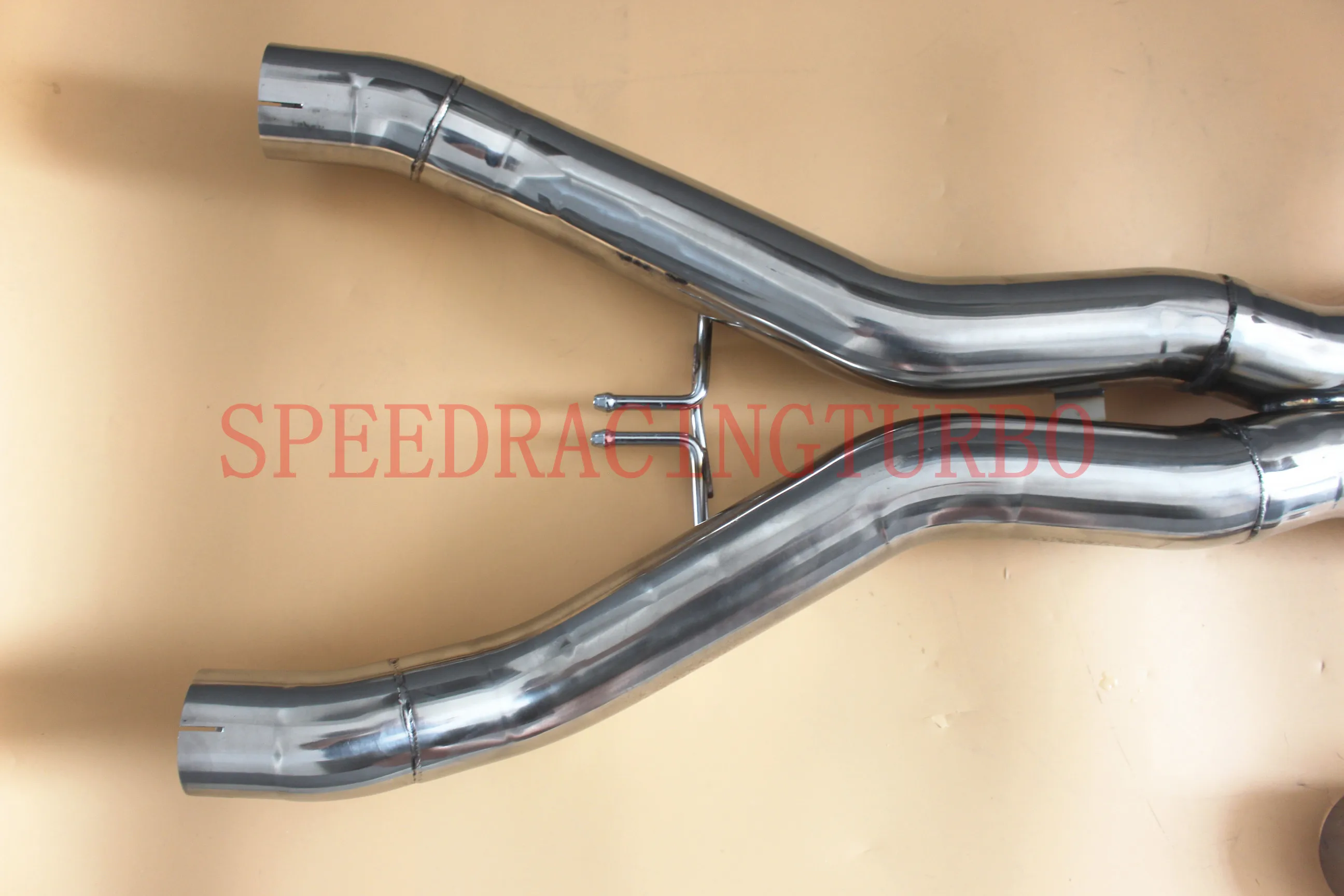 Производительность прямой Mid X-Pipe подходит для Chevrolet Corvette C7 6.2L V8 14-19 из нержавеющей стали Downpipe