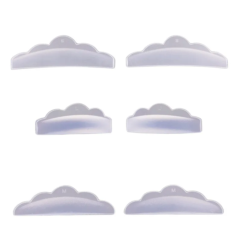 5 Pairs New Silicone durable eyelash permanent Perm Curler Curling Root Lifting False Fake Eyelash Shield Pad maquillaje patches - Цвет: 3 Pairs