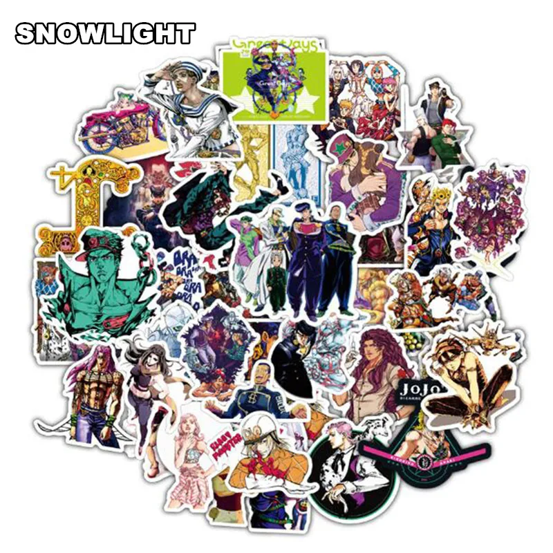 Стикеры аниме невероятные приключения Джоджо наклейки для сноуборда ноутбука