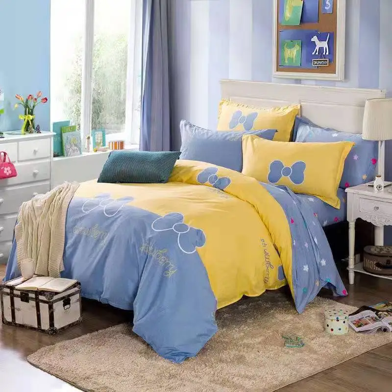 Рекламный домашний текстиль постельное белье костюм из четырех предметов