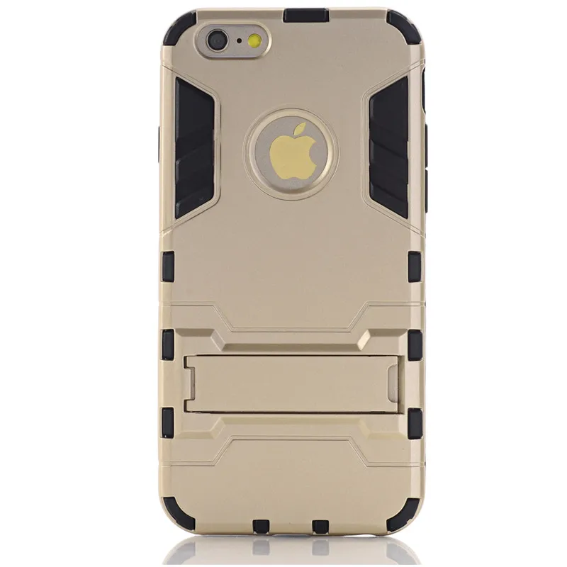 Fundas чехол для iPhone 5 и 5s Броня задняя крышка с подставкой поддержка Аксессуары