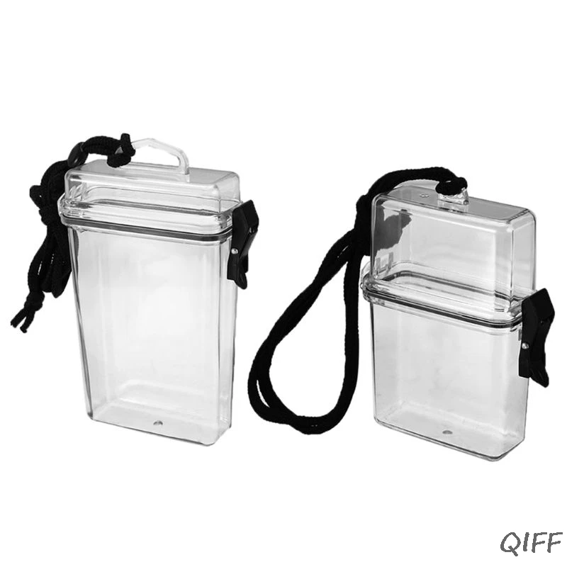 Прозрачный водонепроницаемый чехол для сигарет на шею портативный пластиковый