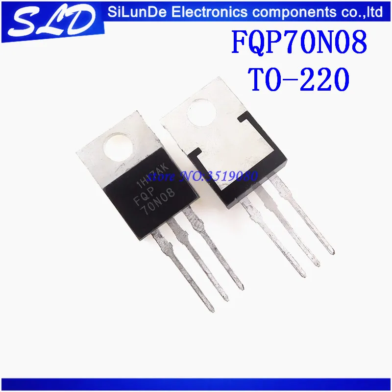 

Free Shipping 10pcs/lot FQP70N08 FQP 70N08 TO-220 new and original