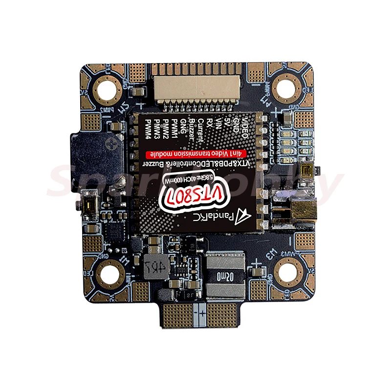 1 шт. PandaRC VT5807 5 8 ГГц 40CH 25 600 мВт 2 6S Lipo видео TX VTX встроенный PDB 85db зуммер BEC