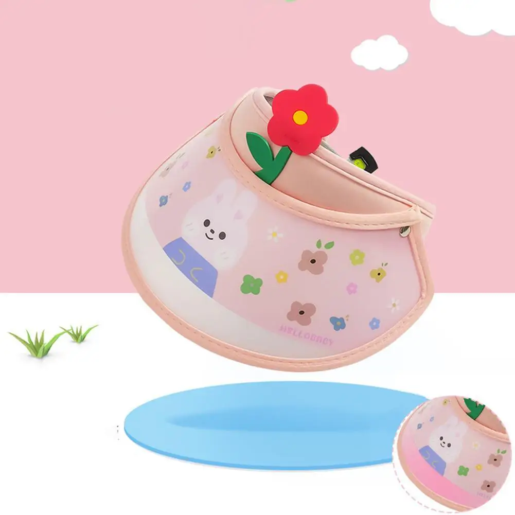 

Unisex Children's Cartoon Sun Hats color changing Summer Beach Outdoor Sun-shading And Sunscreen Empty Top Hat