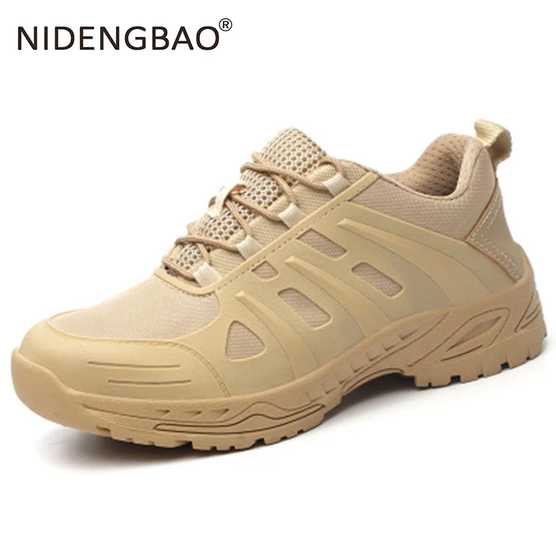 Men Hiking Shoes Anti-Slip Training Sneakers Breathable Outdoor Sports Tactical Trekking Shoes Military Boots Big Size 39-47