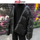 Мужская однотонная винтажная зимняя куртка LAPPSTER, модель 2022 года, мужская зимняя куртка большого размера в стиле харадзюку, мужская пузырьковая куртка