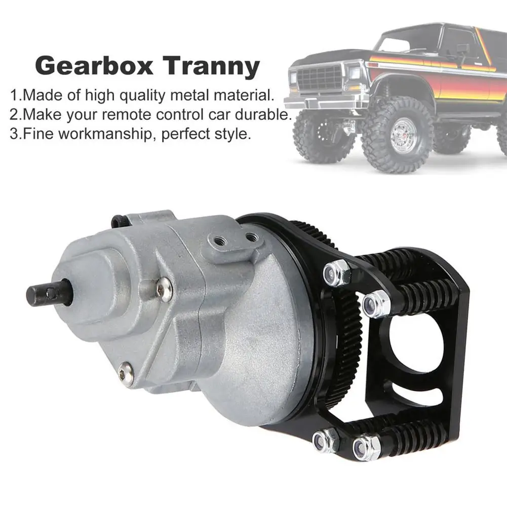 1/10 RC автомобильная коробка передач цельнометаллическая с прямой передачей для