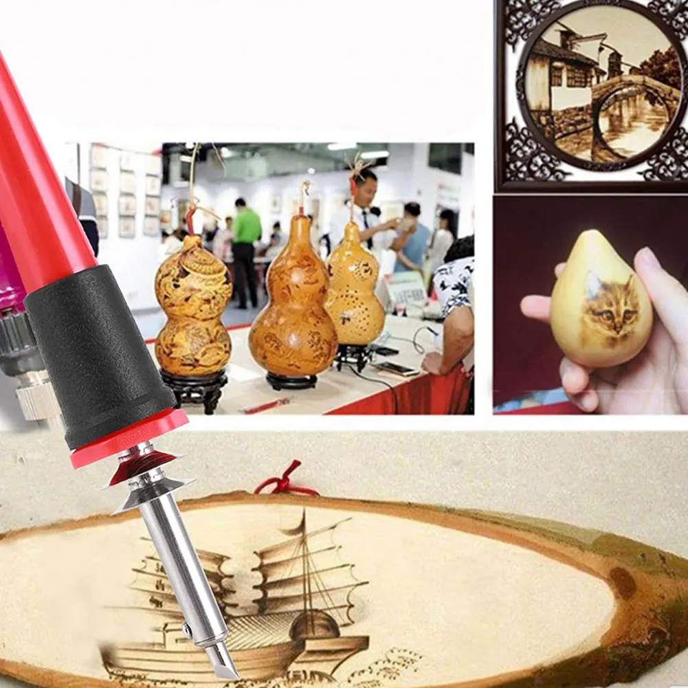 

30W 220V Digital Electric soldering iron Carving Pyrography Tool Wood Burning Embossing Soldering Pen arving Embossing Tool