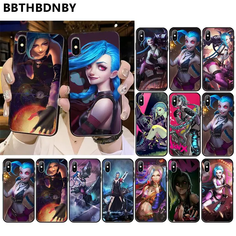 Чехол для телефона Jinx Smart Cover черный мягкий чехол iPhone 11 pro XS MAX 8 7 6 6S Plus X 5 5S SE XR |