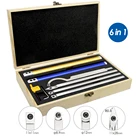 Инструменты для обработки древесины Набор долото для дерева карбидные вставки резак нержавеющая сталь бар алюминиевая ручка токарный станок для токарного станка