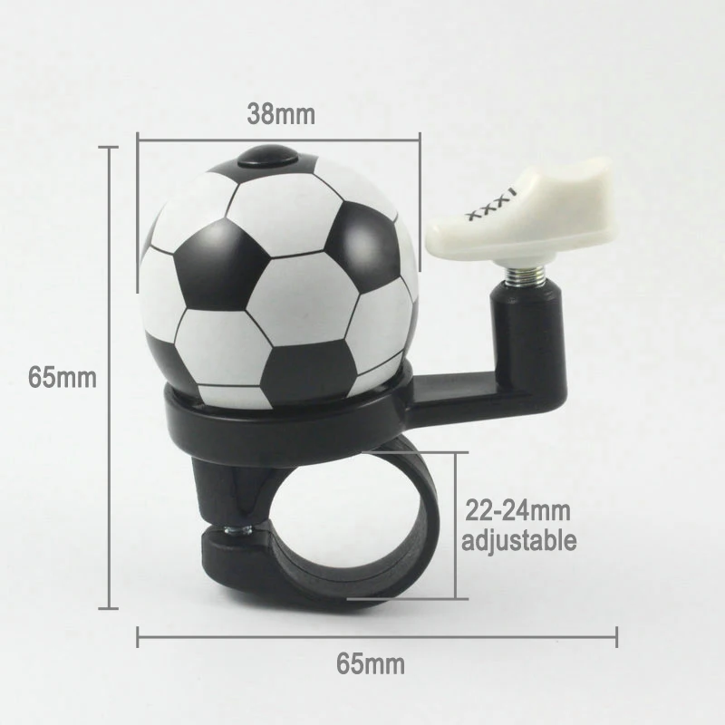 Велосипедный Колокольчик в форме футбольного мяча Детский велосипедный