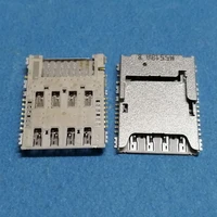 1pcs reader sim card socket for samsung g355h s5 g900 g355 g7200 g900f j100 j1 g530 g530f g531 g531h slot tray holder connector