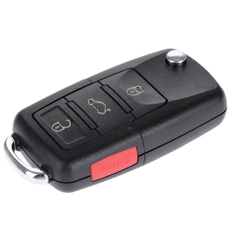 Чехол книжка Yetaha для Volkswagen GTI Jetta Golf Beetle Passat 4 3 + 1 кнопки складной чехол ключей с