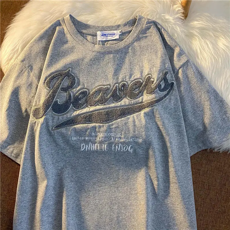 

Women T Shirt O Neck Short Sleeve Oversized Tshirt Female Fashion Summer Korean Tops Kawaii Clothes Women Tops Shirts