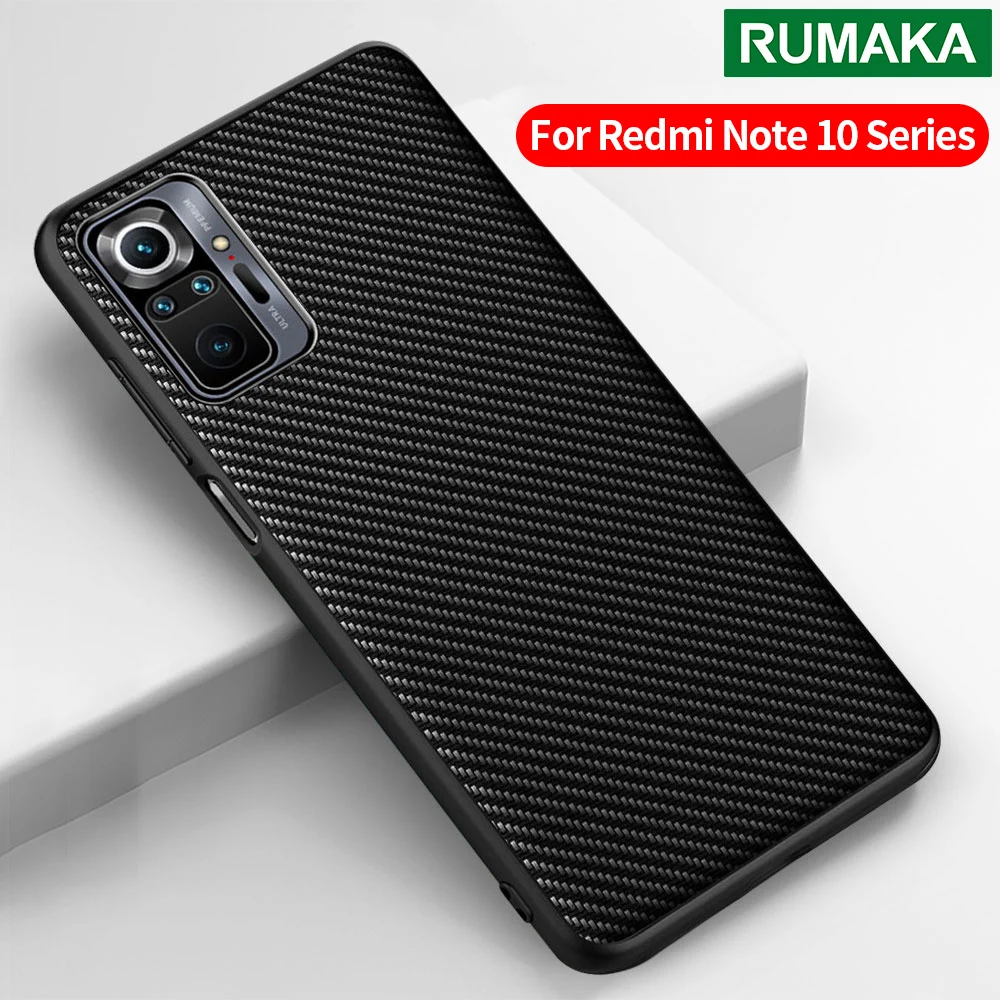 

For Xiaomi Redmi Note 10 Pro Case Carbon Fiber Back Cover For Xiaomi Mi 11 Pro Ultra For Redmi K40 POCO F3 X3 M3 Pro NFC Case