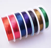 hesiod colorful copper wire for for bracelet jewelry diy accessories 0 30 40 50 60 81 0mm craft beading wire wholesale