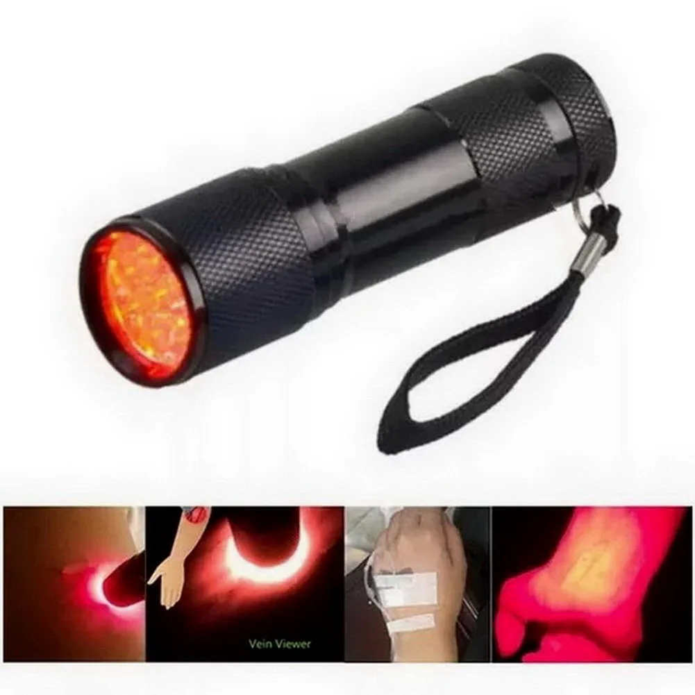 9 светодиодный красный фонарик для ухода за кожей красоты стимулирует зрение и