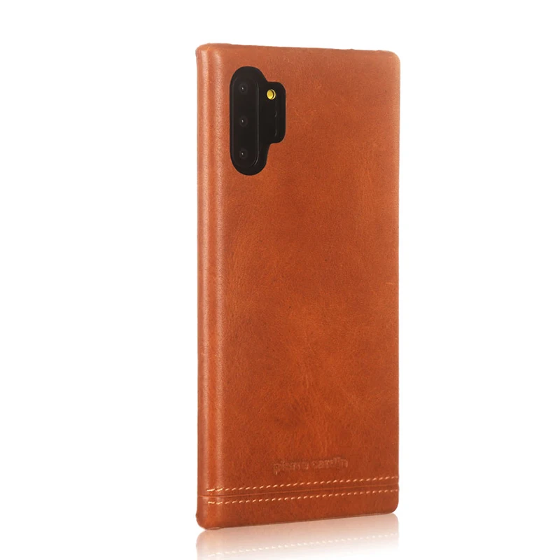 Чехол из натуральной кожи для samsung Galaxy Note 10/Plus, Роскошный Жесткий чехол для samsung Note10 Plus