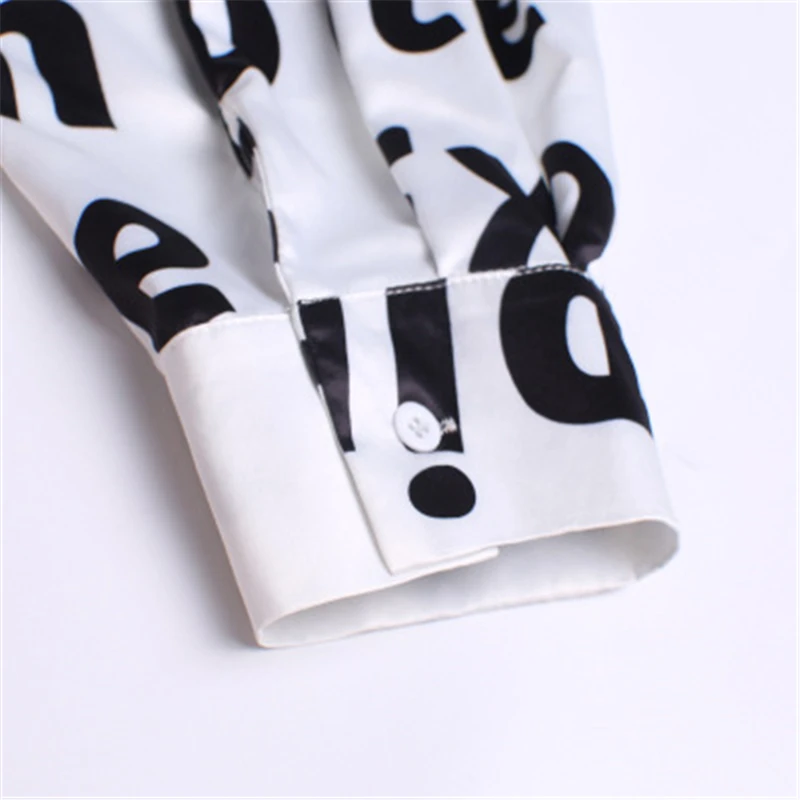 

2021 Spring Fashion New High-Quality Printing Design Sense Personality Large Size Long-Sleeved Casual Shirt Women's Top Trend