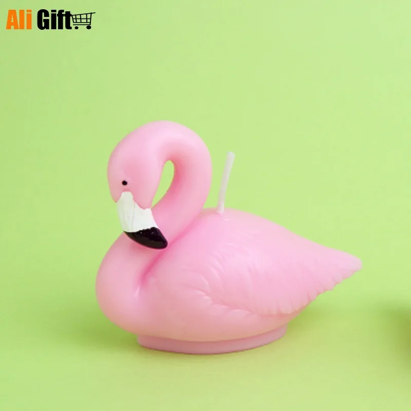 Свечи для торта Детские беспламенные с фламинго ароматические свечи на свадьбу и