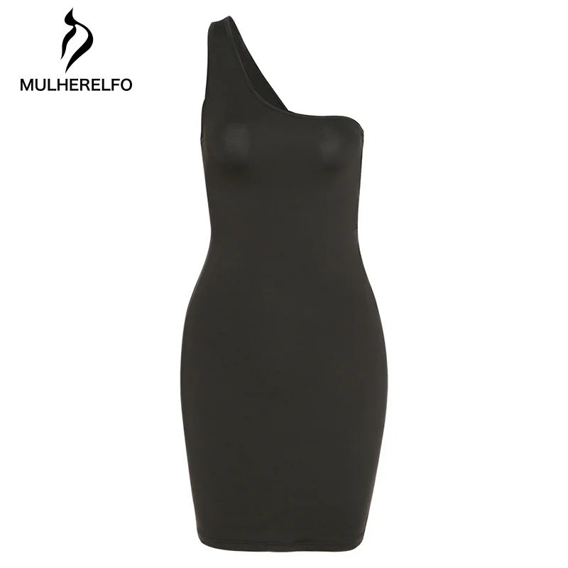 

Casual Asymmetrical Dresses Solid Color Women Clothes Knee-Length Dress Summer Women Pencil Summer Dress Ladies Sundresses