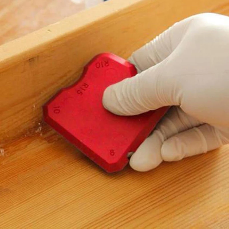 4pcs/set red Caulking Tool Kit Joint Sealant Silicone Grouts Remover Scraper Floor Cleaner Tile Handmade Tools | Инструменты