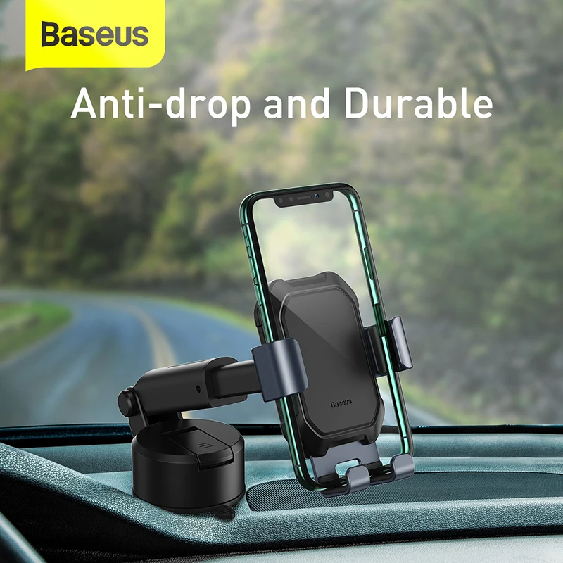 

Baseus Gravity Car Mount Holder for 4.7-6.5inch Phones Universal 360 Degree Rotation Car Phone Holder With Suction Base