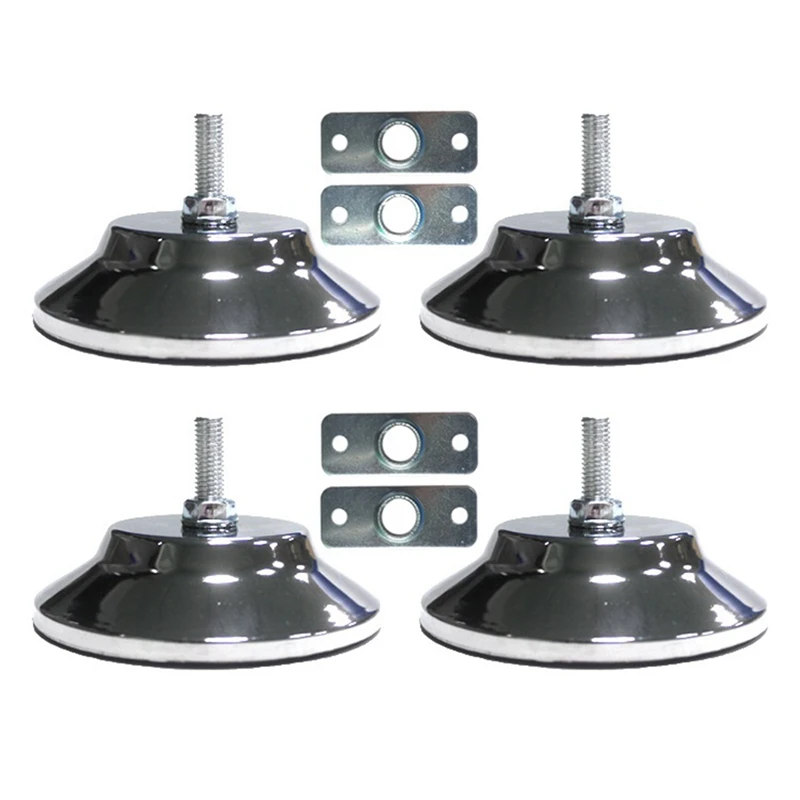 

4 PCS 5 Inch Billiard Pool Table Leg Levelers,Leveling Risers for Football/Soccer Ping Pong Table, Leveling Feets