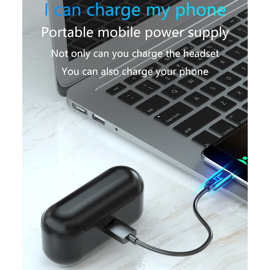 

TWS Bluetooth Headphone Earbuds Wireless Earphone Gaming Headset Gamer For iPhone Android Mobile Phone Sport Blutooth Handfree