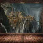 Пейзаж, замок, холст, картина, живой постер и принты на стену, искусство, картина для дома, гостиной, спальни, Куадрос, Декор без рамки