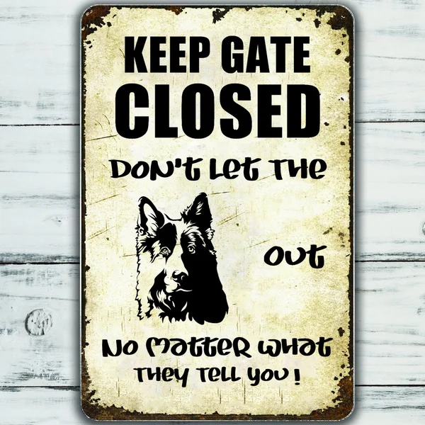 

Пособия по немецкому языку пастырь ЗНАК Забавный сохранять ворот закрытый жестяная вывеска Винтаж фермы декор искусство Pet Lover Оловянная ме...