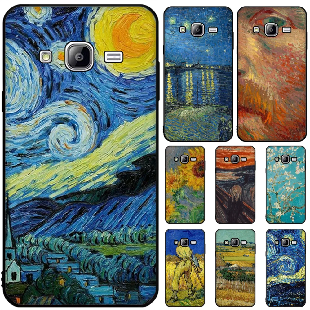 BaweiTE Ван Гога типа сделай сам украшения чехла для телефона Samsung J6 Prime 7 Plus Peime J7 Neo J8